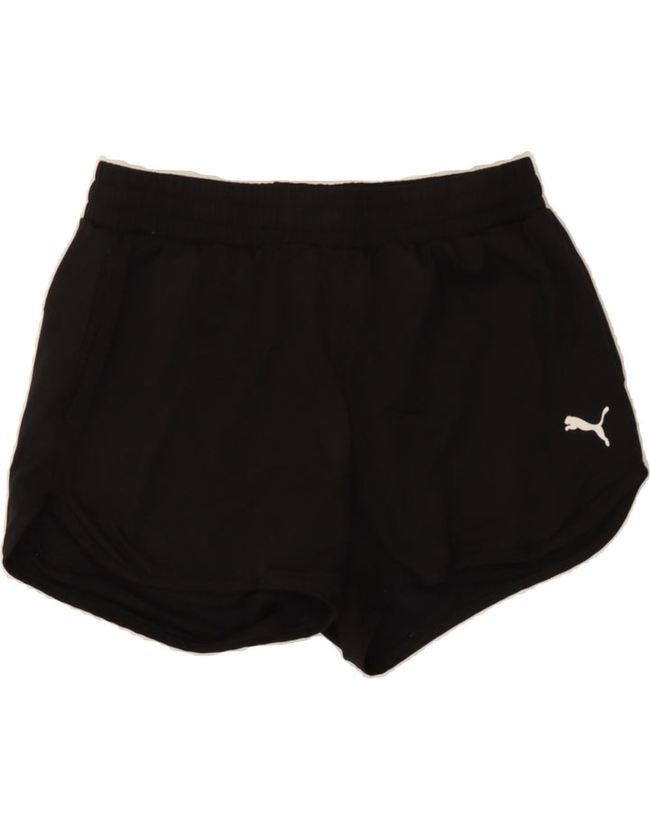 PUMA Womens Sport Shorts Medium  Black Polyester Vintage Puma and Second-Hand Puma from Messina Hembry 