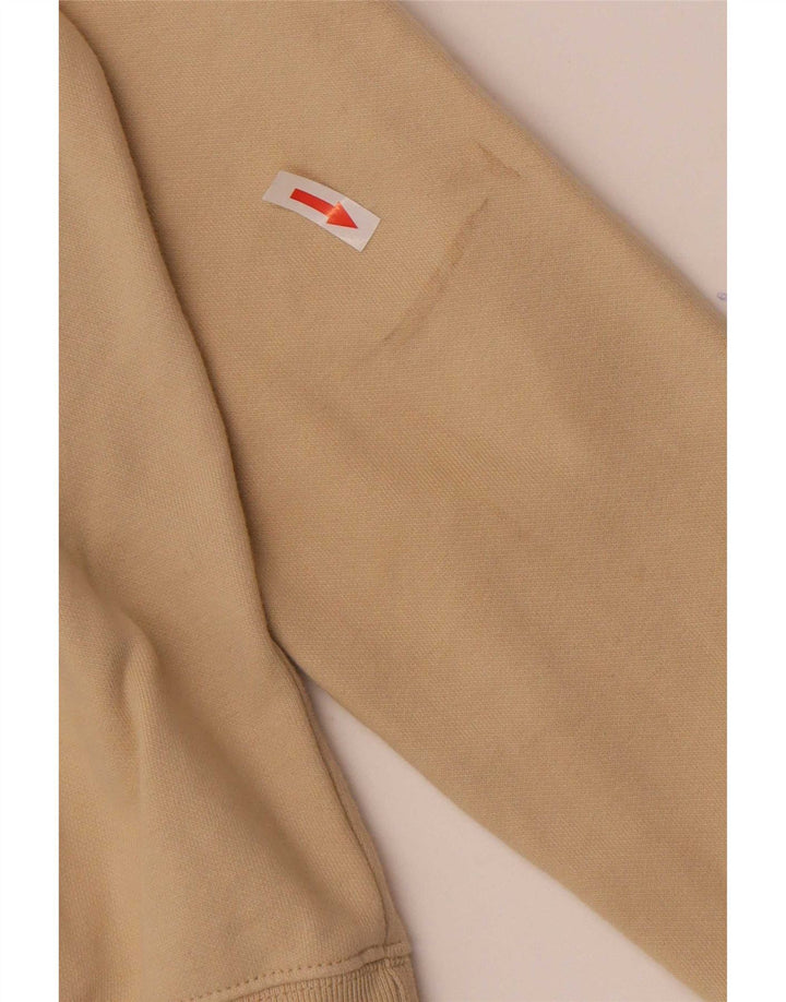 Champion Mens Graphic Regular Fit Hoodie Jumper Medium Beige Cotton
