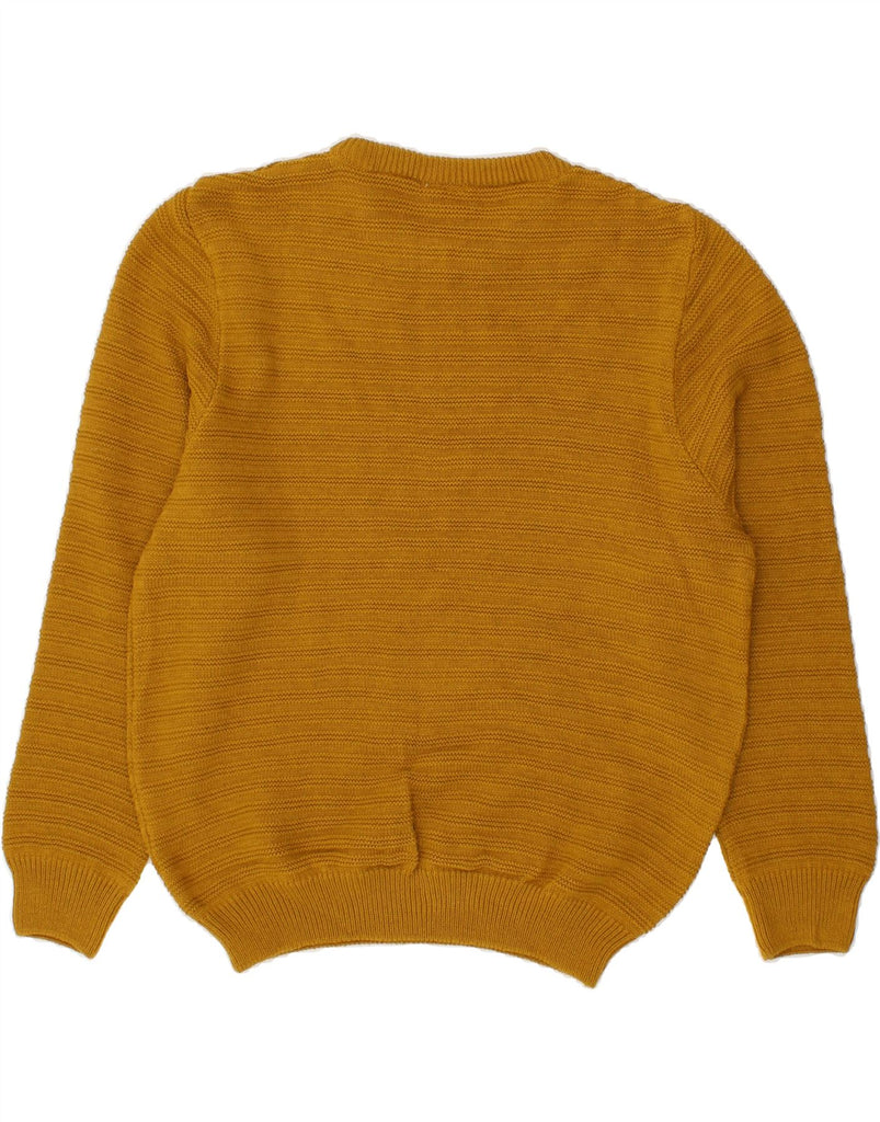 ROGER KENT Mens Crew Neck Jumper Sweater UK 38 Medium Yellow Acrylic Vintage Roger Kent and Second-Hand Roger Kent from Messina Hembry 