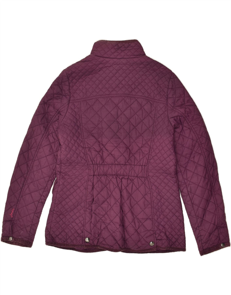 JOULES Womens Quilted Jacket UK 14 Medium Purple Polyamide | Vintage Joules | Thrift | Second-Hand Joules | Used Clothing | Messina Hembry 