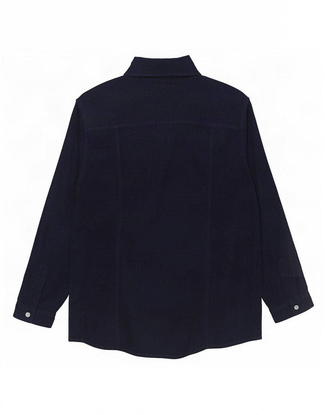 Mustang Womens Corduroy Shirt UK 14 Medium Navy Blue Cotton