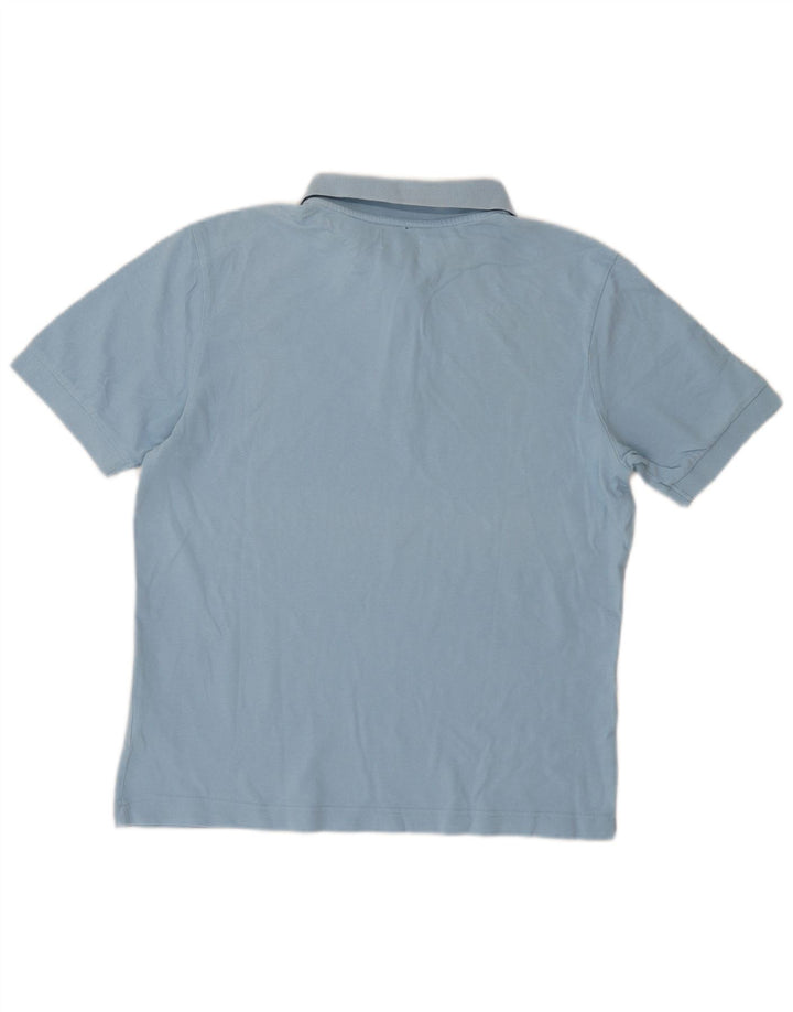 Kappa Mens Polo Shirt Medium Blue Cotton