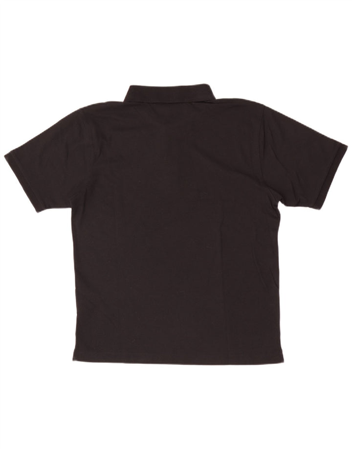 Champion Mens Polo Shirt Small Black Cotton