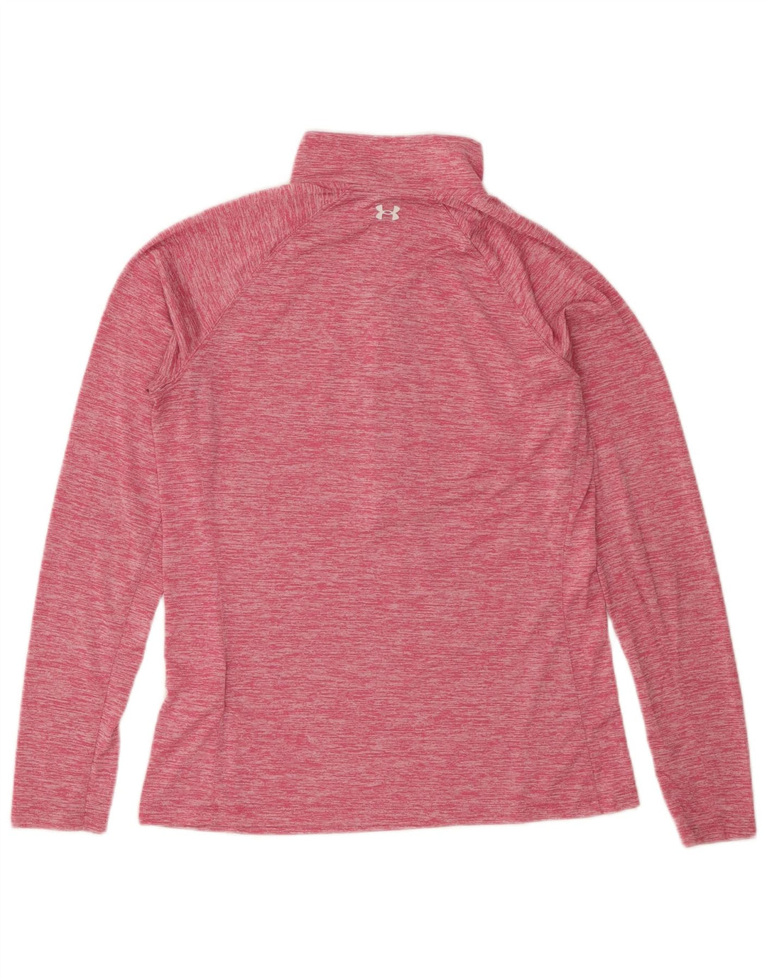 Under Armour Womens Graphic Pullover Tracksuit Top UK 14 Large Pink Flecked