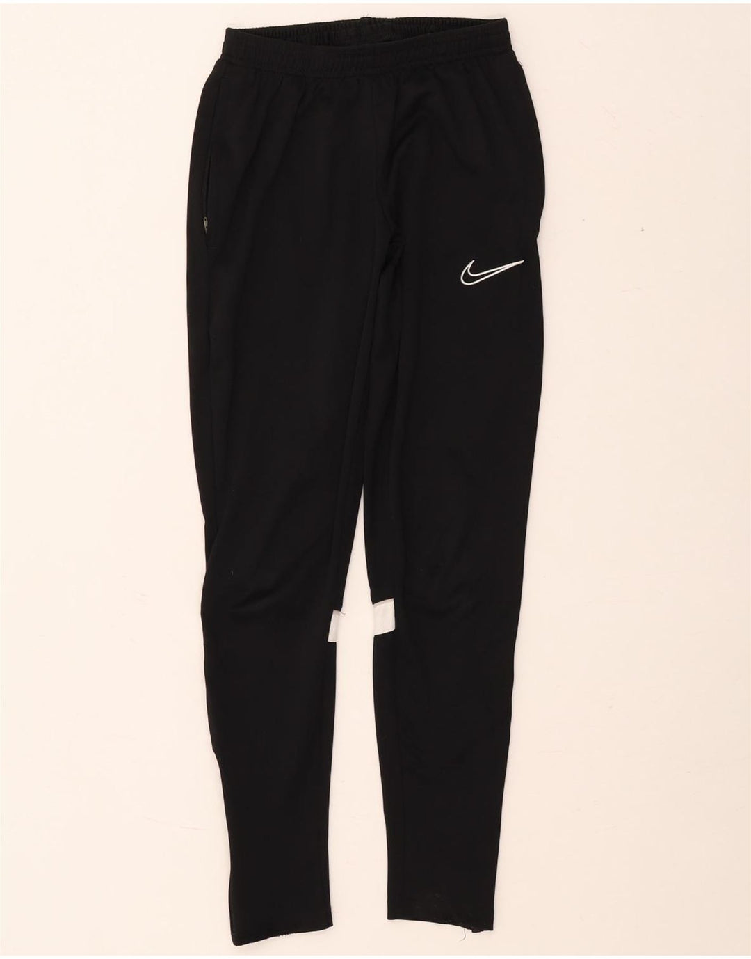 Nike Womens Dri Fit Tracksuit Trousers UK 6 XS  Black Polyester