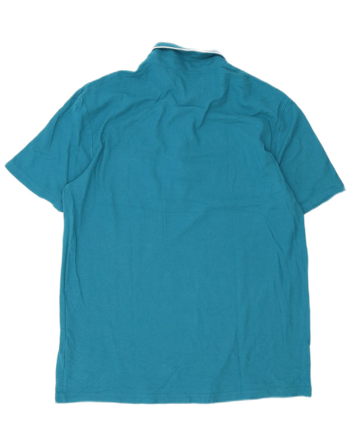 Penguin Mens Polo Shirt XL Blue Cotton