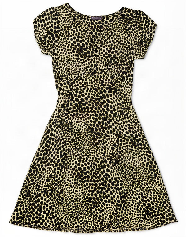 Marks & Spencer Womens A-Line Dress UK 10 Small Multicoloured Animal Print