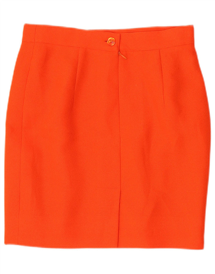 Belmar Womens Pencil Skirt IT 44 Medium W28 Orange Viscose