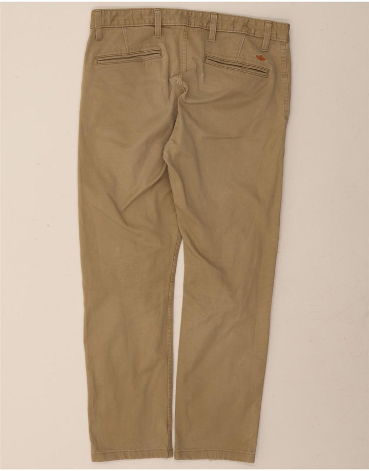 DOCKERS Mens Straight Casual Trousers W32 L32 Beige Cotton Vintage Dockers and Second-Hand Dockers from Messina Hembry 