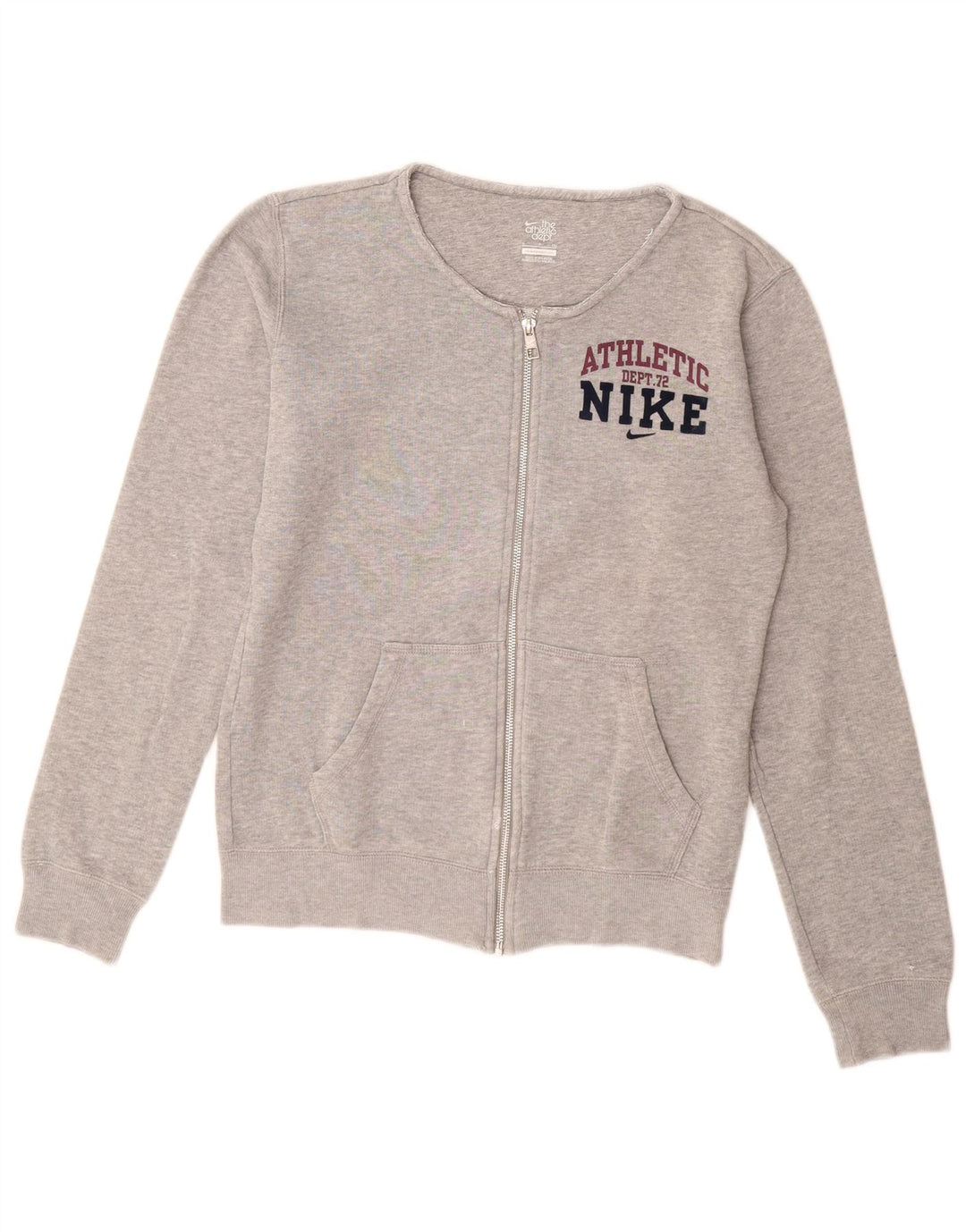 Nike Womens Graphic Tracksuit Top Jacket UK 10 Small Grey