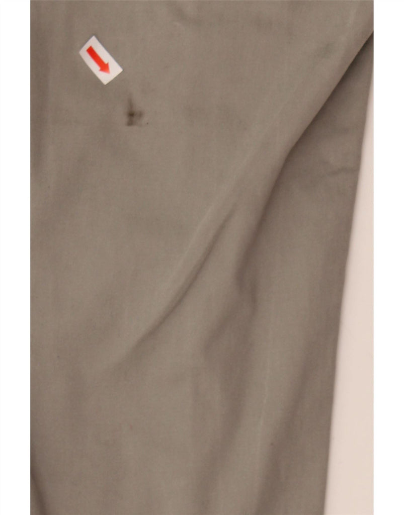 BENETTON Womens Slim Cropped Trousers W30 L26 Grey Vintage Benetton and Second-Hand Benetton from Messina Hembry 