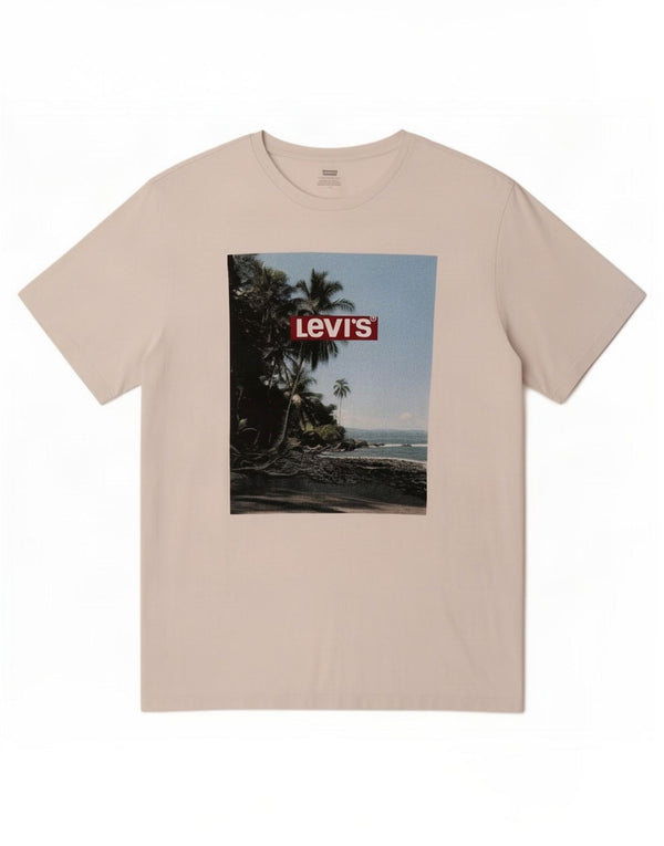 Levi's Mens Graphic T-Shirt Top Large White