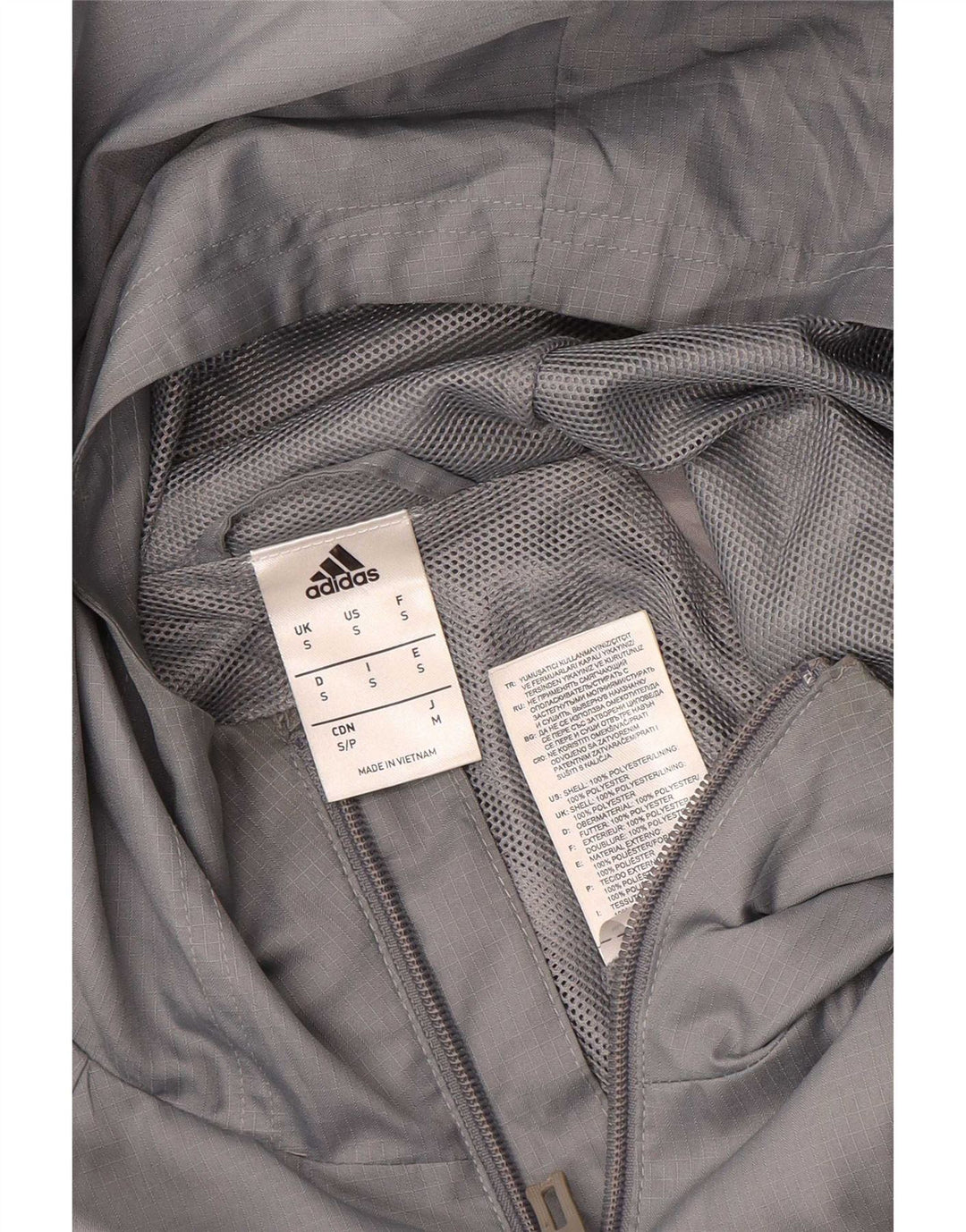 Adidas Mens Manchester United Graphic Tracksuit Top Jacket Small Grey