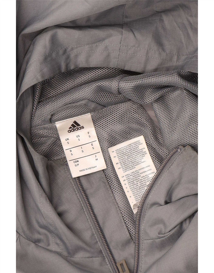 Adidas Mens Manchester United Graphic Tracksuit Top Jacket Small Grey