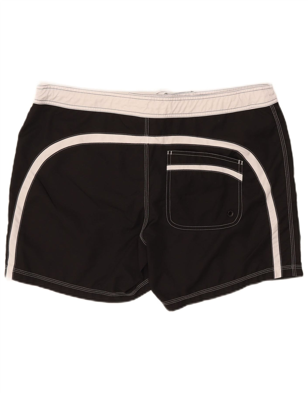 Tribord Mens Swimming Shorts EU 48 Medium  Black Colourblock Polyester