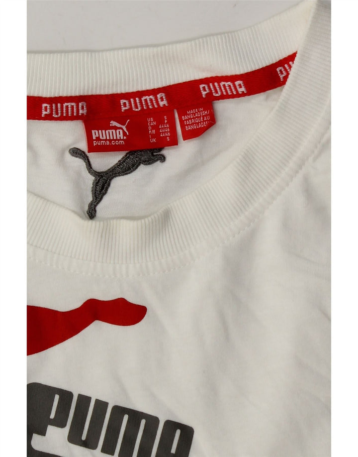 PUMA Mens Graphic Vest Top Small White