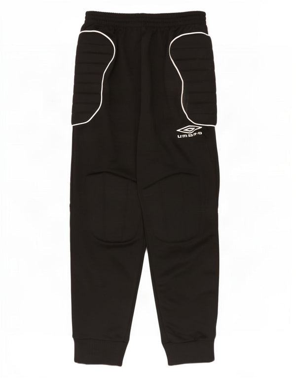Umbro Mens Tracksuit Trousers Joggers Small Black Polyester