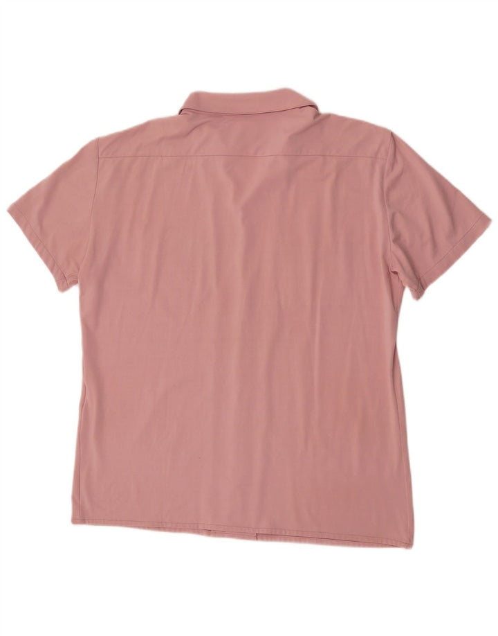 Energie Mens Short Sleeve Shirt XL Pink Tactel
