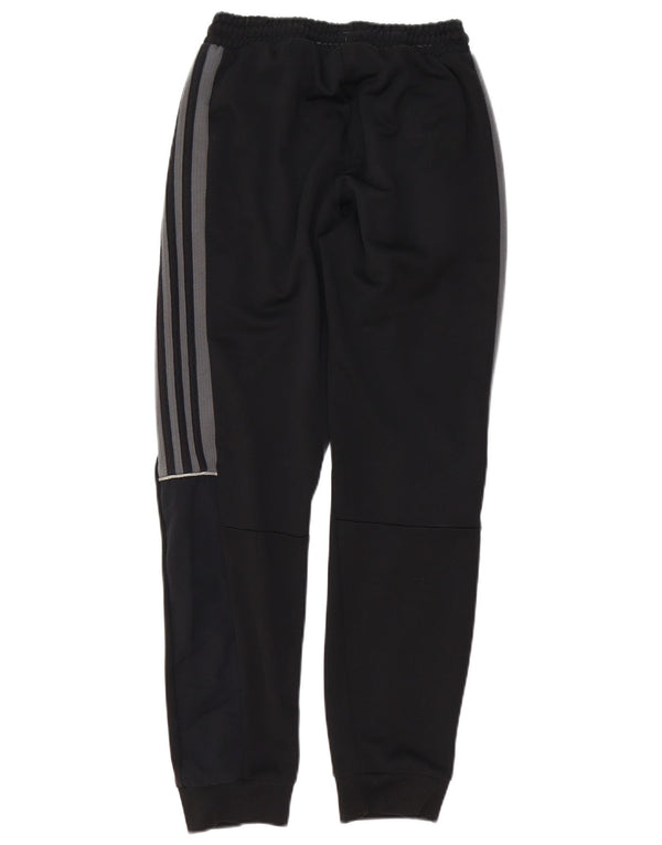 ADIDAS Mens Tracksuit Trousers Joggers Medium  Black Polyester
