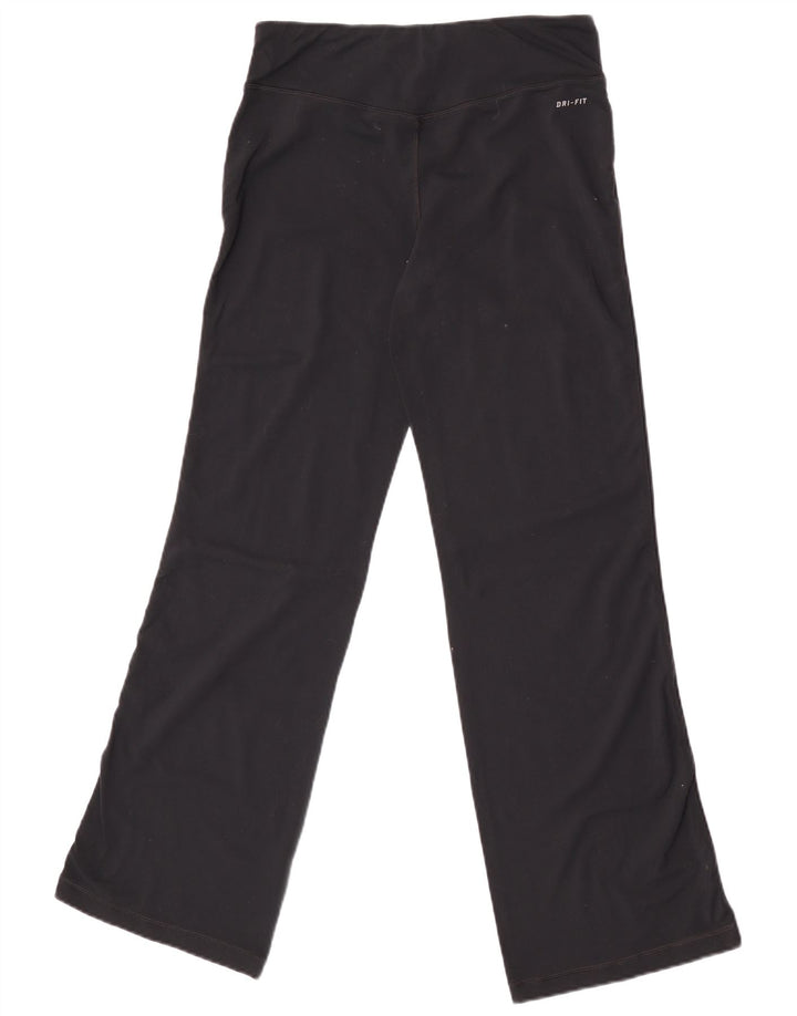 Nike Womens Dri Fit Tracksuit Trousers UK 14 Medium  Black