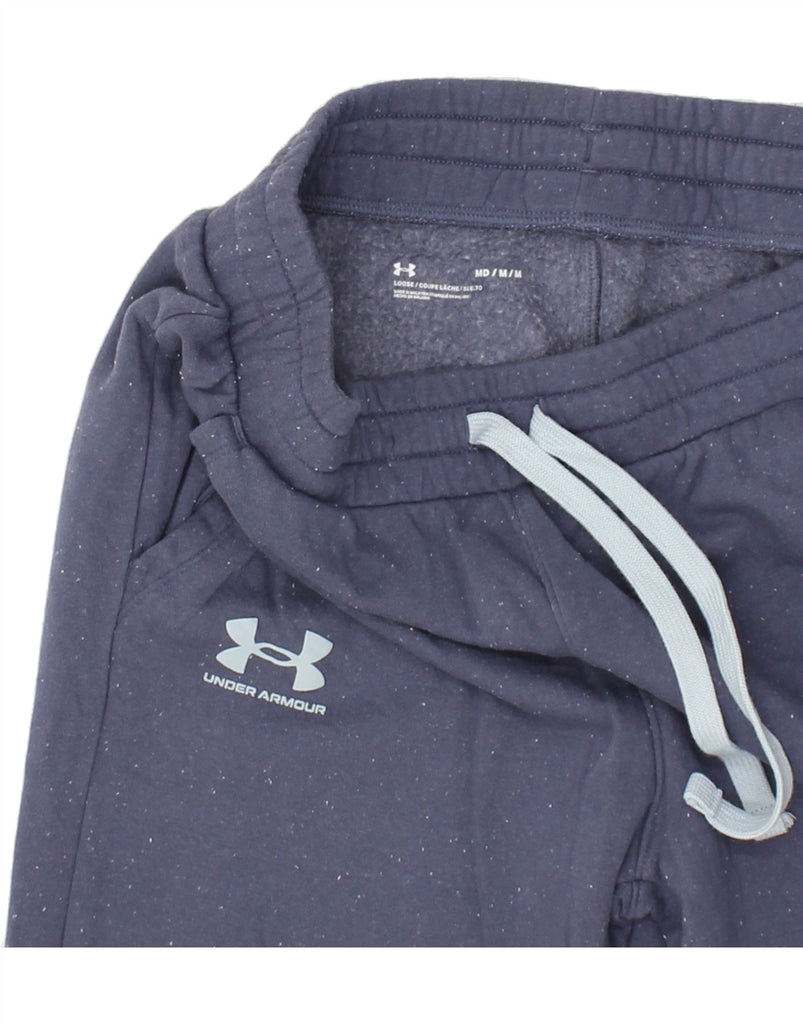 UNDER ARMOUR Mens Tracksuit Trousers Joggers Medium Blue Flecked Cotton | Vintage Under Armour | Thrift | Second-Hand Under Armour | Used Clothing | Messina Hembry 