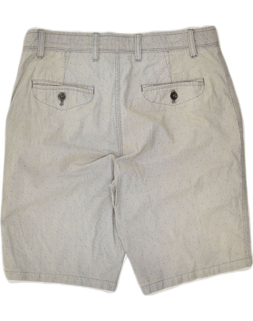 BANANA REPUBLIC Mens Aiden Chino Shorts W30 Medium Grey Spotted Cotton | Vintage Banana Republic | Thrift | Second-Hand Banana Republic | Used Clothing | Messina Hembry 