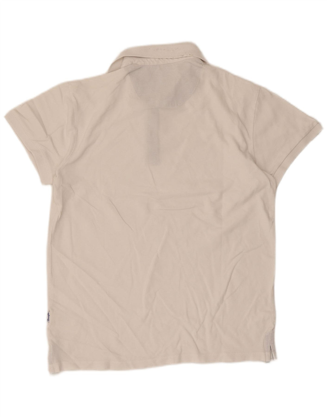 WRANGLER Mens Regular Fit Polo Shirt Medium White Cotton