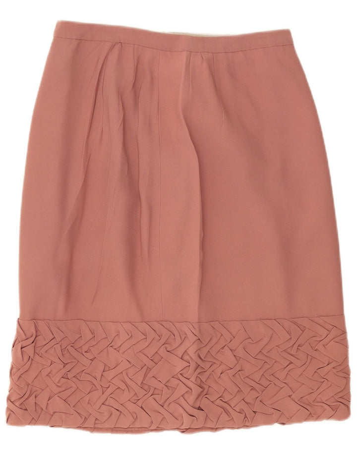 VINTAGE Womens Straight Skirt W28 Medium Pink