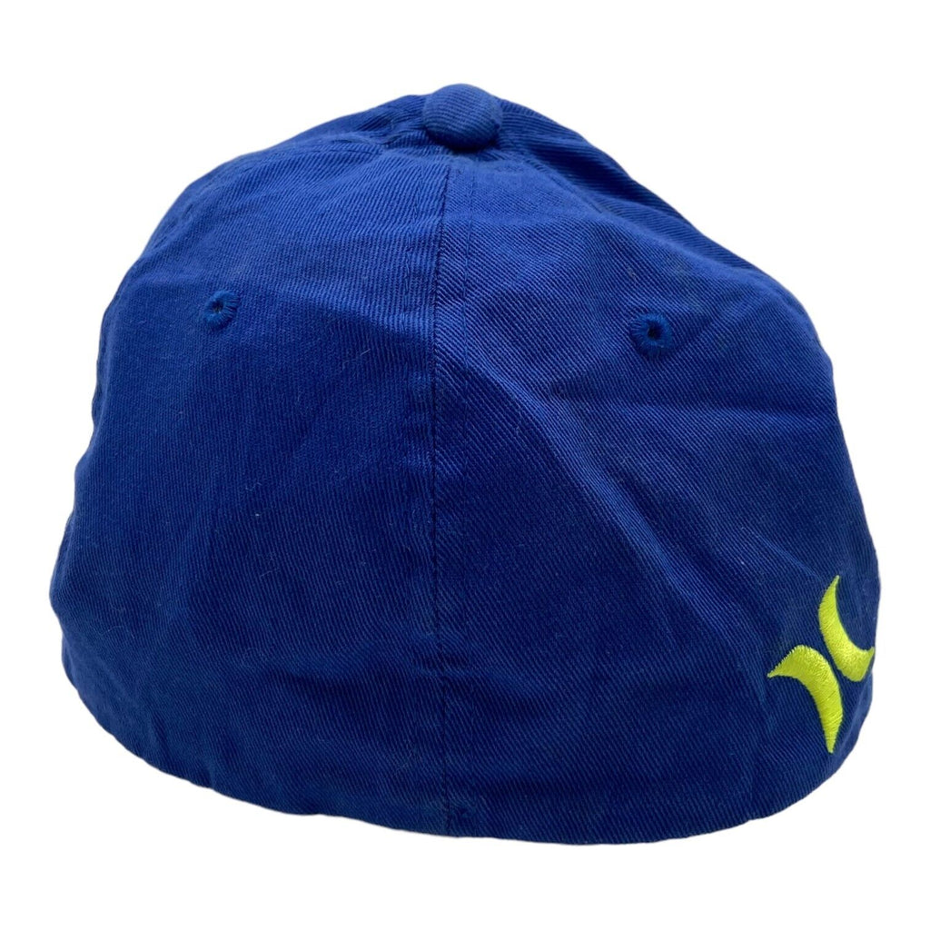 Hurley Mens Blue Flexfit Cap | Vintage Designer Surf Surfwear Beach Summer Hat Vintage Messina Hembry and Second-Hand Messina Hembry from Messina Hembry 