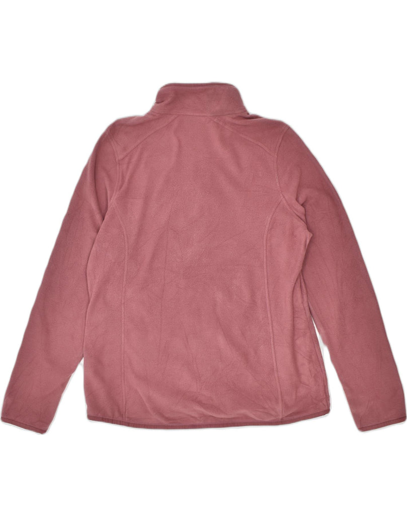 L.L.BEAN Womens Fleece Jacket UK 14 Medium Pink Polyester | Vintage | Thrift | Second-Hand | Used Clothing | Messina Hembry 