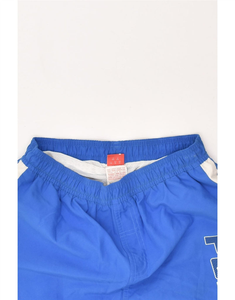 PUMA Boys Graphic Sport Shorts 13-14 Years Blue Polyester | Vintage Puma | Thrift | Second-Hand Puma | Used Clothing | Messina Hembry 