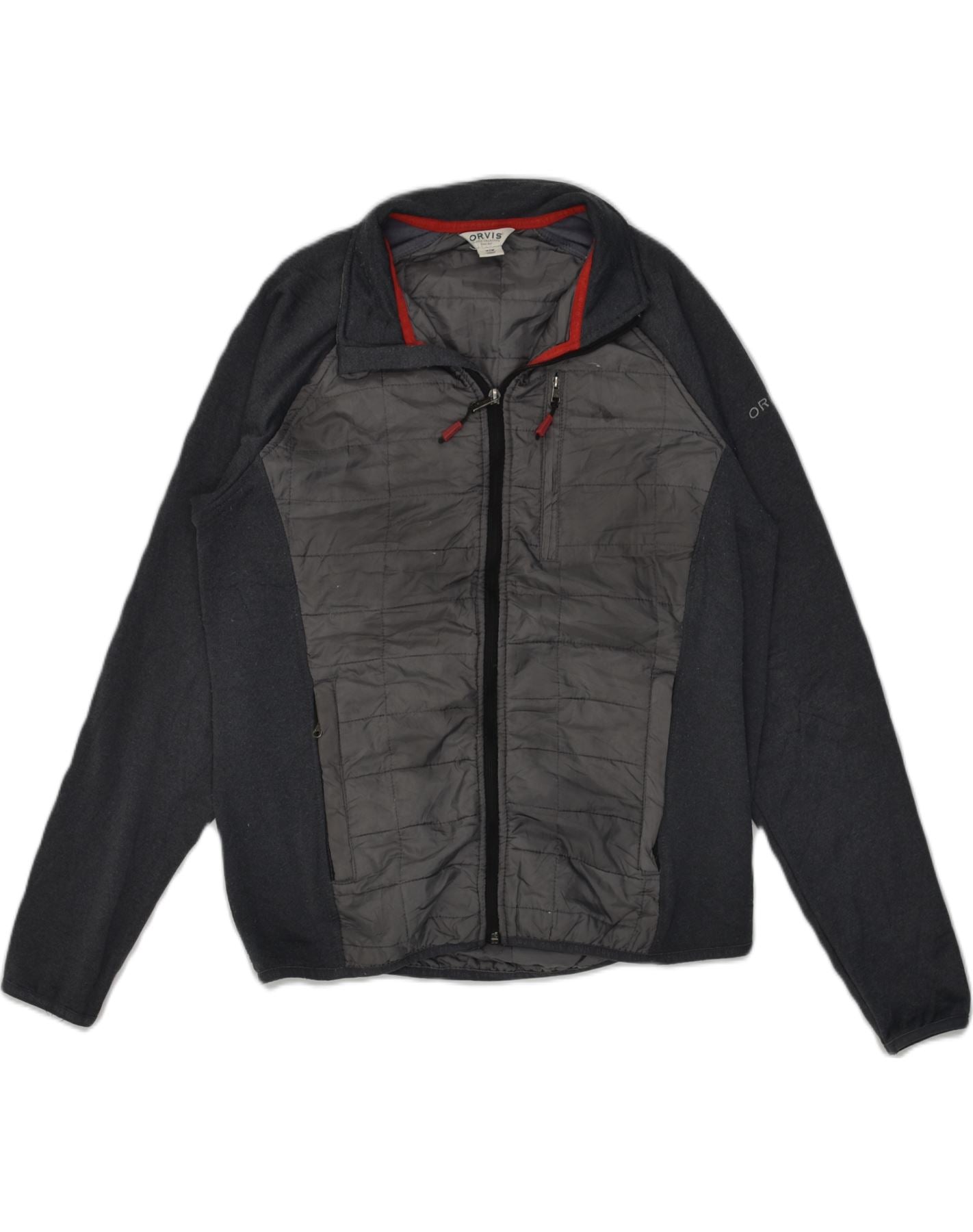 ORVIS Mens Tracksuit Top Jacket Medium Black Polyester, Vintage &  Second-Hand Clothing Online
