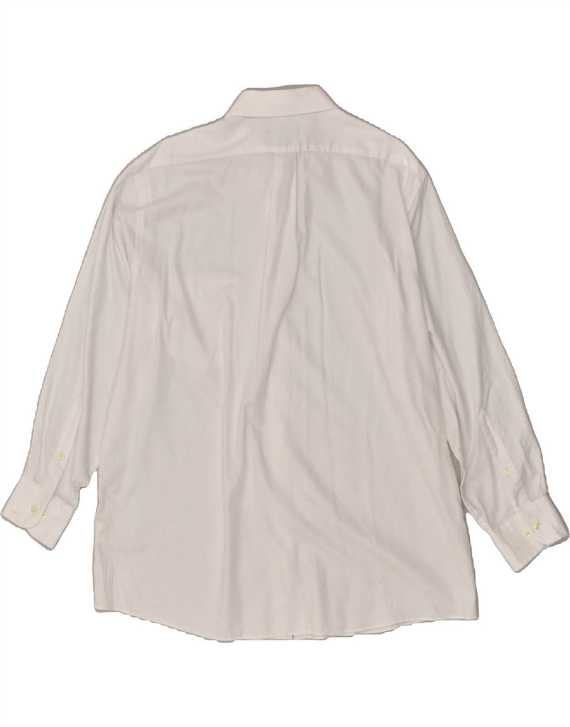 CHAPS Mens Regular Fit Shirt Size 17 XL White | Vintage Chaps | Thrift | Second-Hand Chaps | Used Clothing | Messina Hembry 