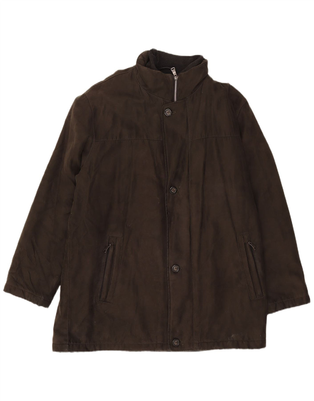 Bugatti Mens Windbreaker Coat UK 44 2XL Khaki Polyester