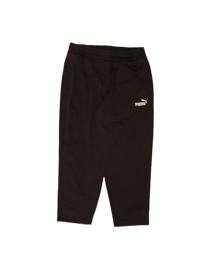 PUMA Mens Tracksuit Trousers Large  Black Polyester