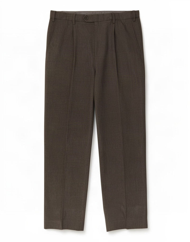 Marks & Spencer Mens Pegged Suit Trousers W34 L30 Grey Polyester