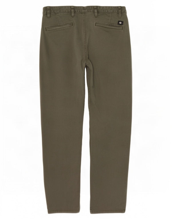 Dockers Mens Straight Chino Trousers W33 L29 Khaki Cotton