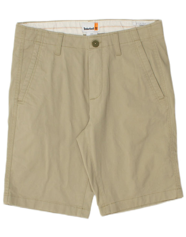 Timberland Mens Chino Shorts W30 Medium Green Cotton