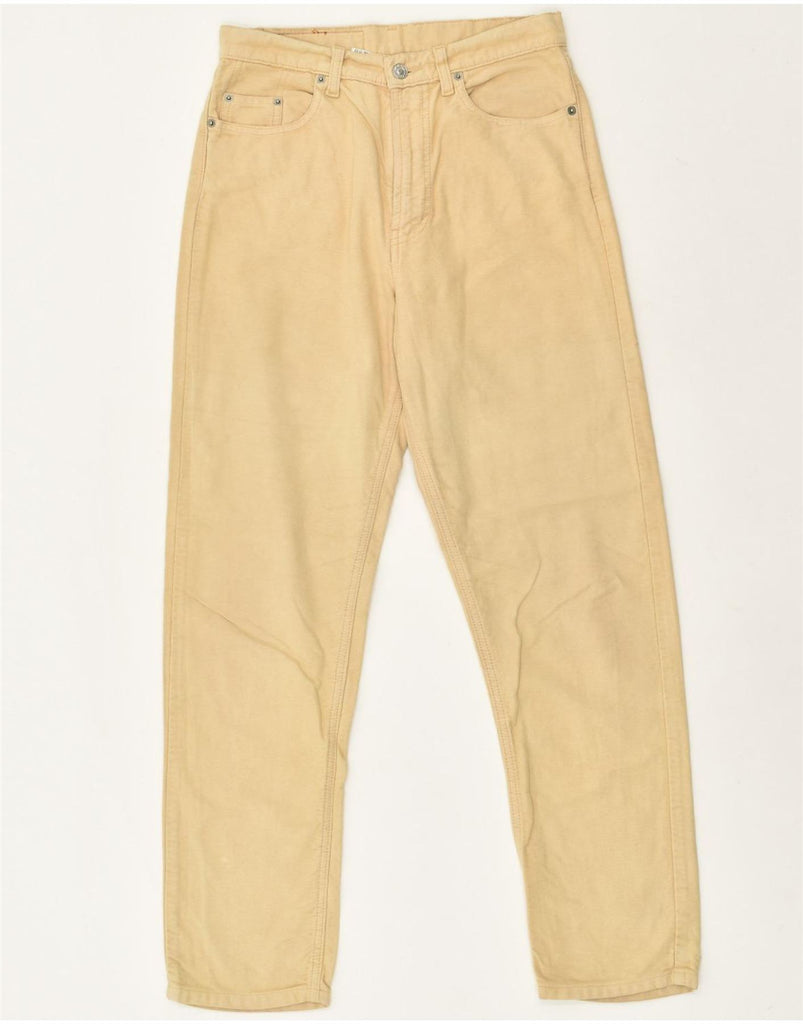 BENETTON Mens Perfect Fit Straight Casual Trousers W30 L31 Beige Cotton | Vintage Benetton | Thrift | Second-Hand Benetton | Used Clothing | Messina Hembry 