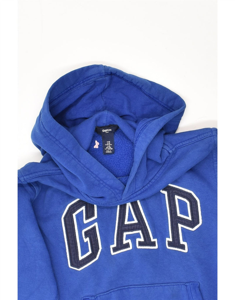 GAP Boys Graphic Hoodie Jumper 8-9 Years Medium Blue Cotton | Vintage Gap | Thrift | Second-Hand Gap | Used Clothing | Messina Hembry 