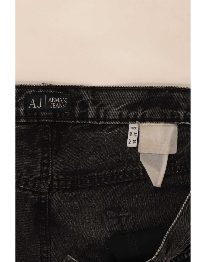 Armani Womens Straight Jeans W38 L32 Grey