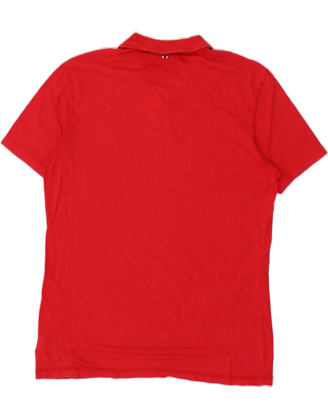 NAPAPIJRI Mens Polo Shirt XL Red Cotton Vintage Napapijri and Second-Hand Napapijri from Messina Hembry 