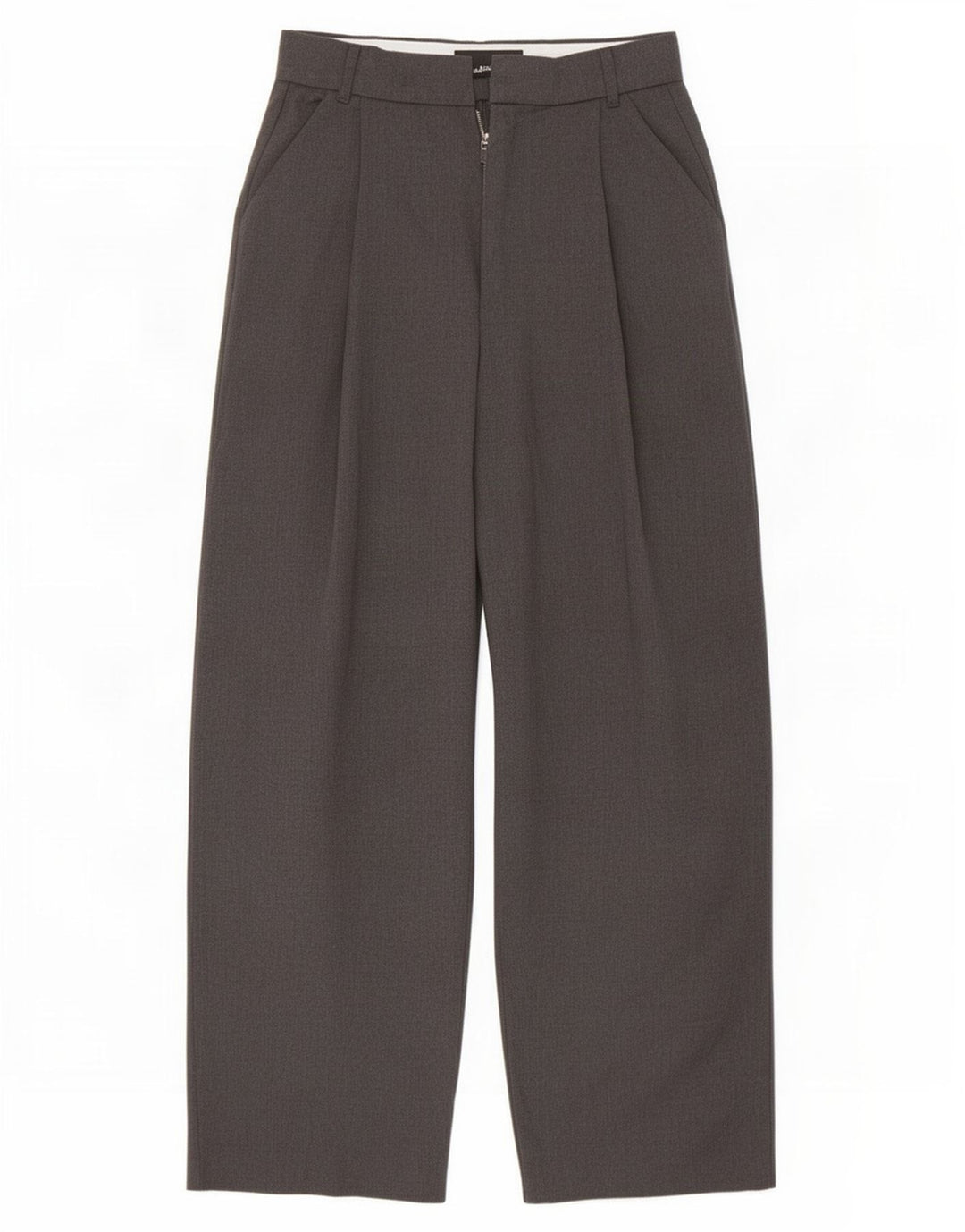 Zara Womens Loose Fit Chino Trousers Medium W28 L29 Grey Polyester