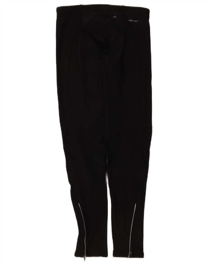 Nike Womens Dri Fit Leggings UK 12 Medium  Black Polyester