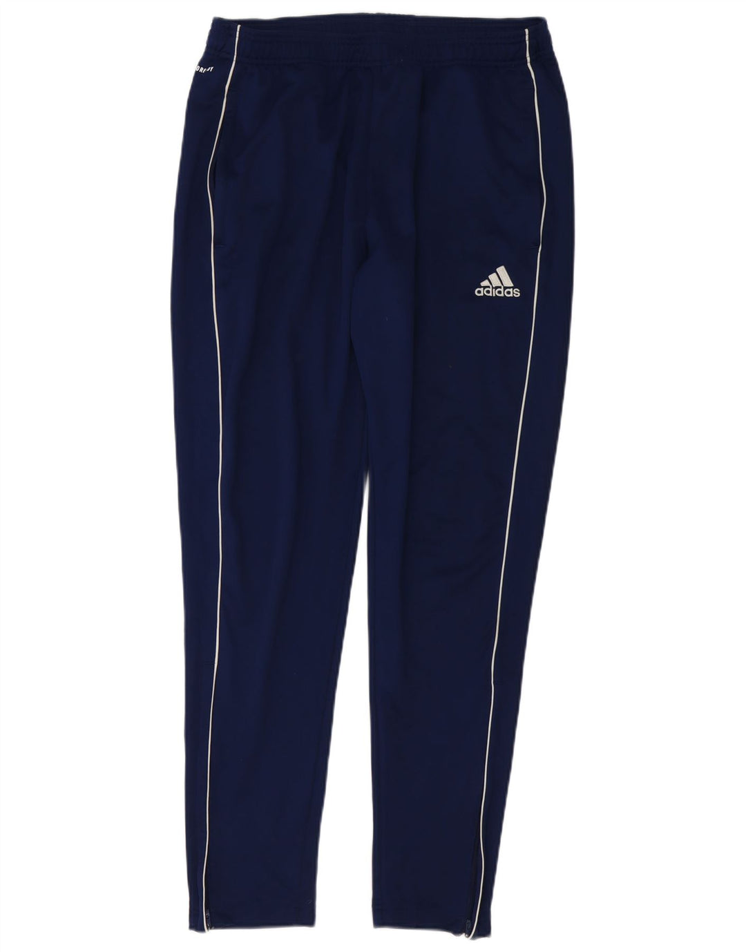 ADIDAS Mens Aeroready Tracksuit Trousers Large  Navy Blue Polyester