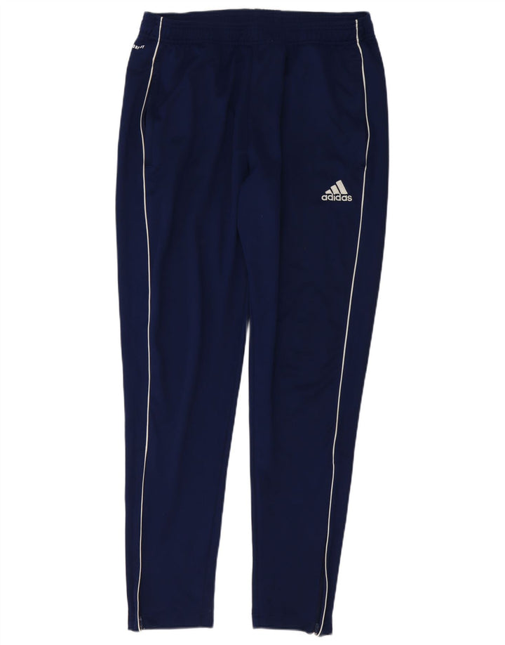 ADIDAS Mens Aeroready Tracksuit Trousers Large  Navy Blue Polyester