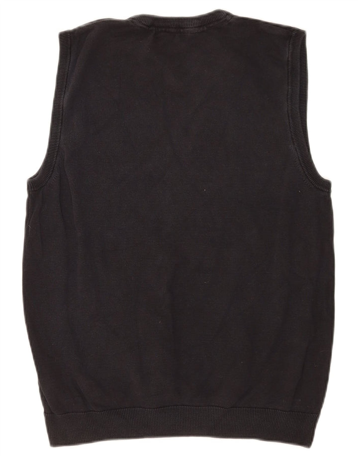 Marks & Spencer Boys Vest Tank Top 14-15 Years Black Cotton