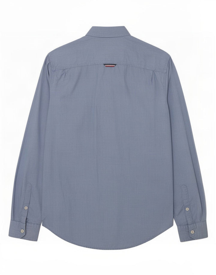 Tommy Hilfiger Mens Shirt Small Blue Cotton