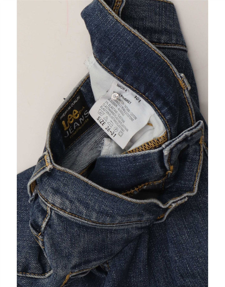Lee Womens Bootcut Jeans W26 L31 Blue Cotton