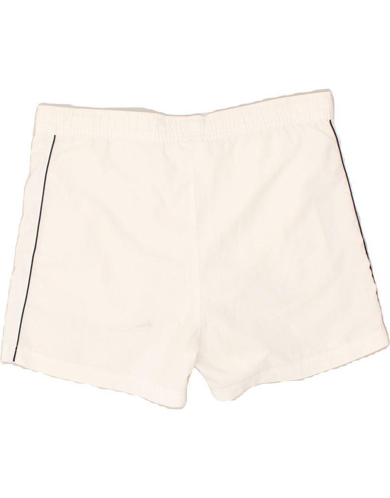 CHAMPION Mens Sport Shorts Medium White Polyester | Vintage Champion | Thrift | Second-Hand Champion | Used Clothing | Messina Hembry 